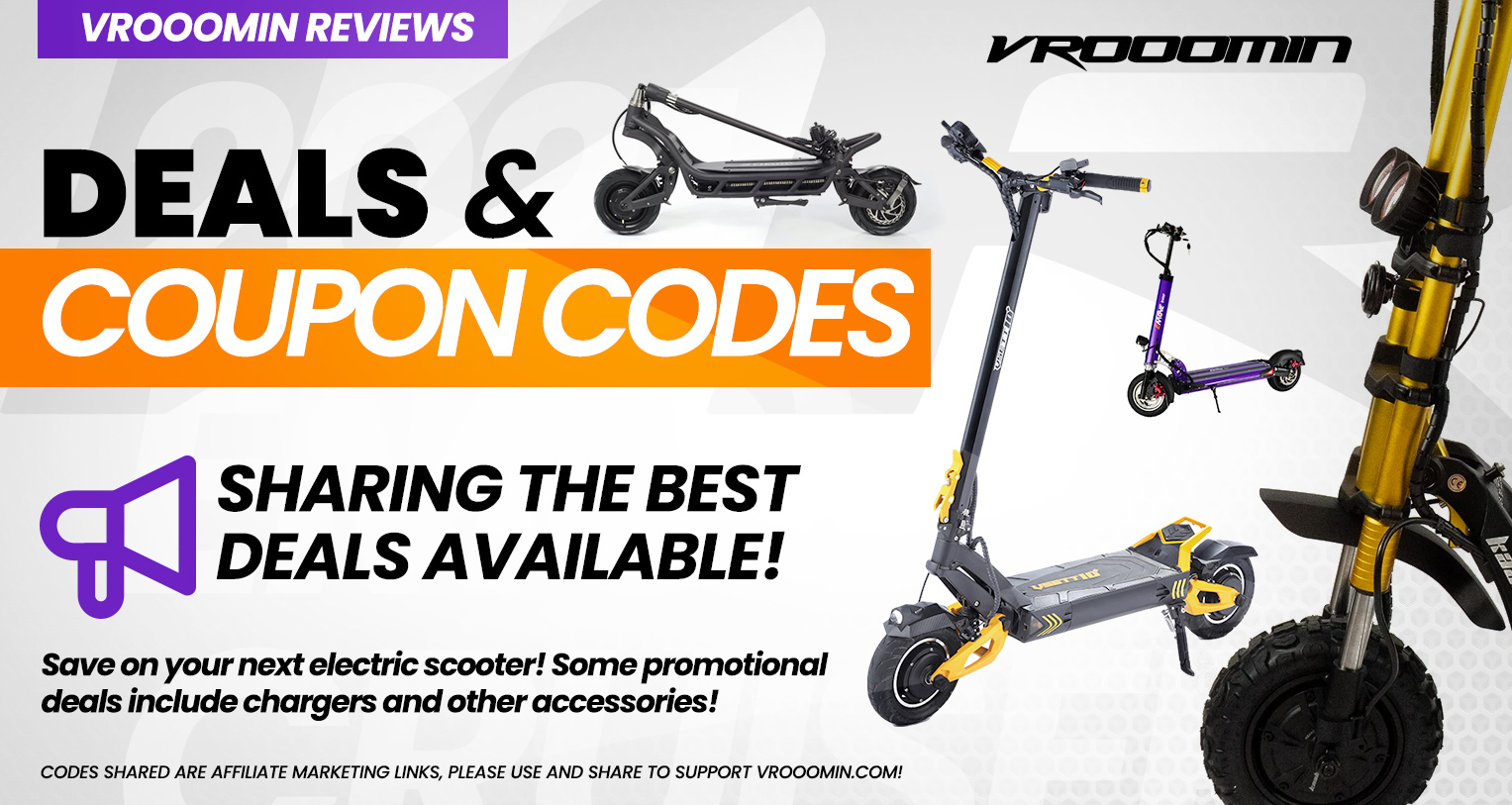 electric scooter coupon codes and deals