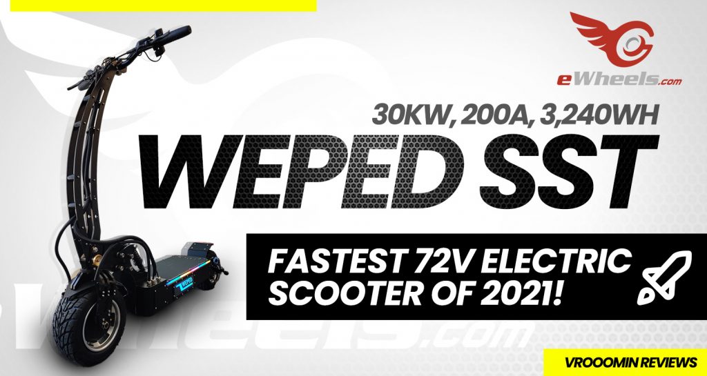 Weped SST Electric Scooter by eWheels