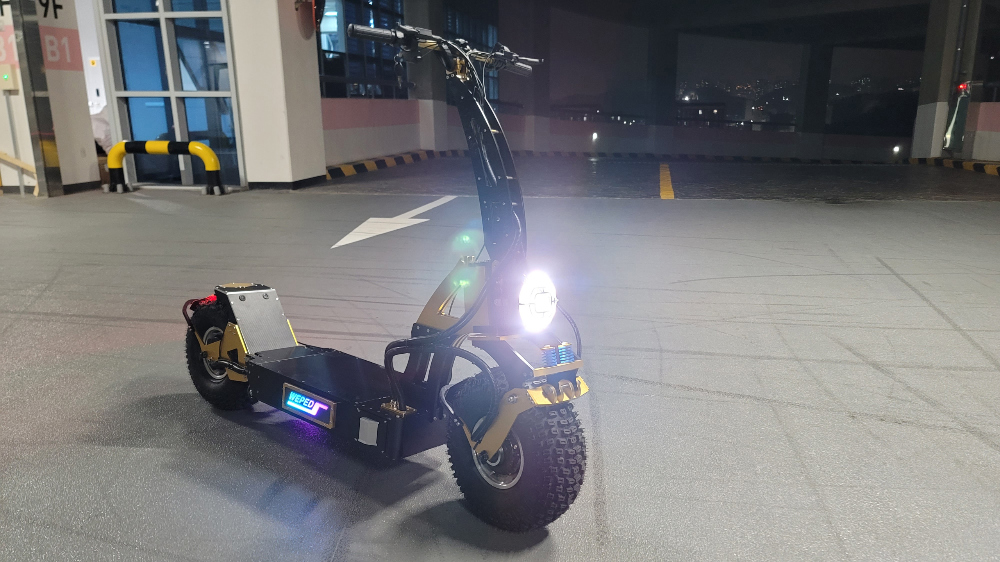 WEPED Dark Knight Electric Scooter Lighting