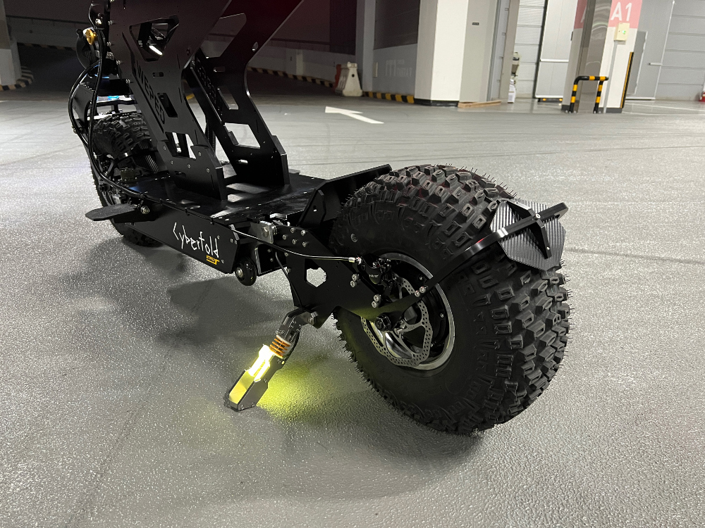 WEPED Dark Knight Seated Electric Scooter Rear