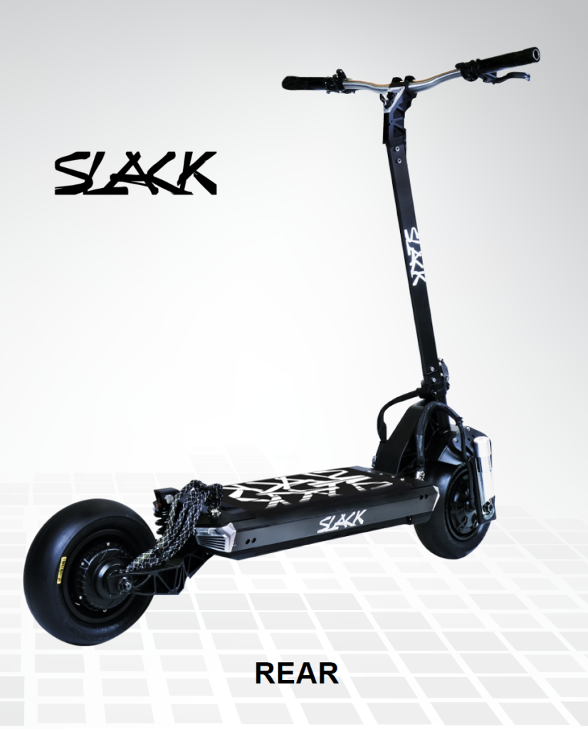 SLACK CORE Extreme Performance Electric Scooter - Side View