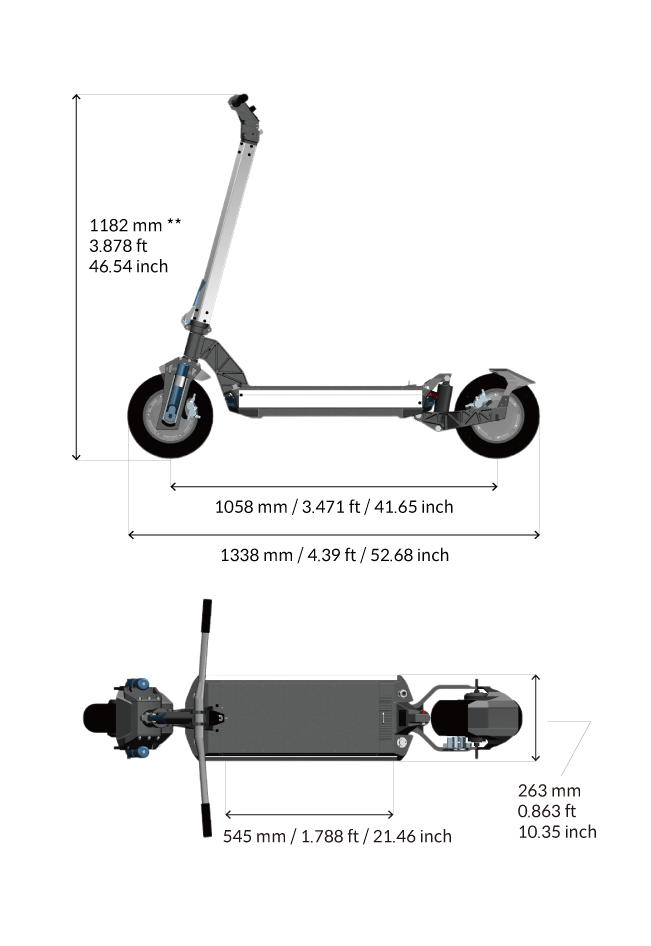 SLACK CORE Extreme Performance Electric Scooter - Charts