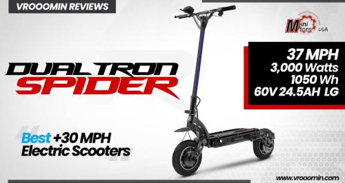Dualtron Spider Electric Scooter - 20 - +30 MPH Electric Scooters