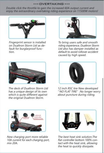 Dualtron Storm Electric Scooter Features